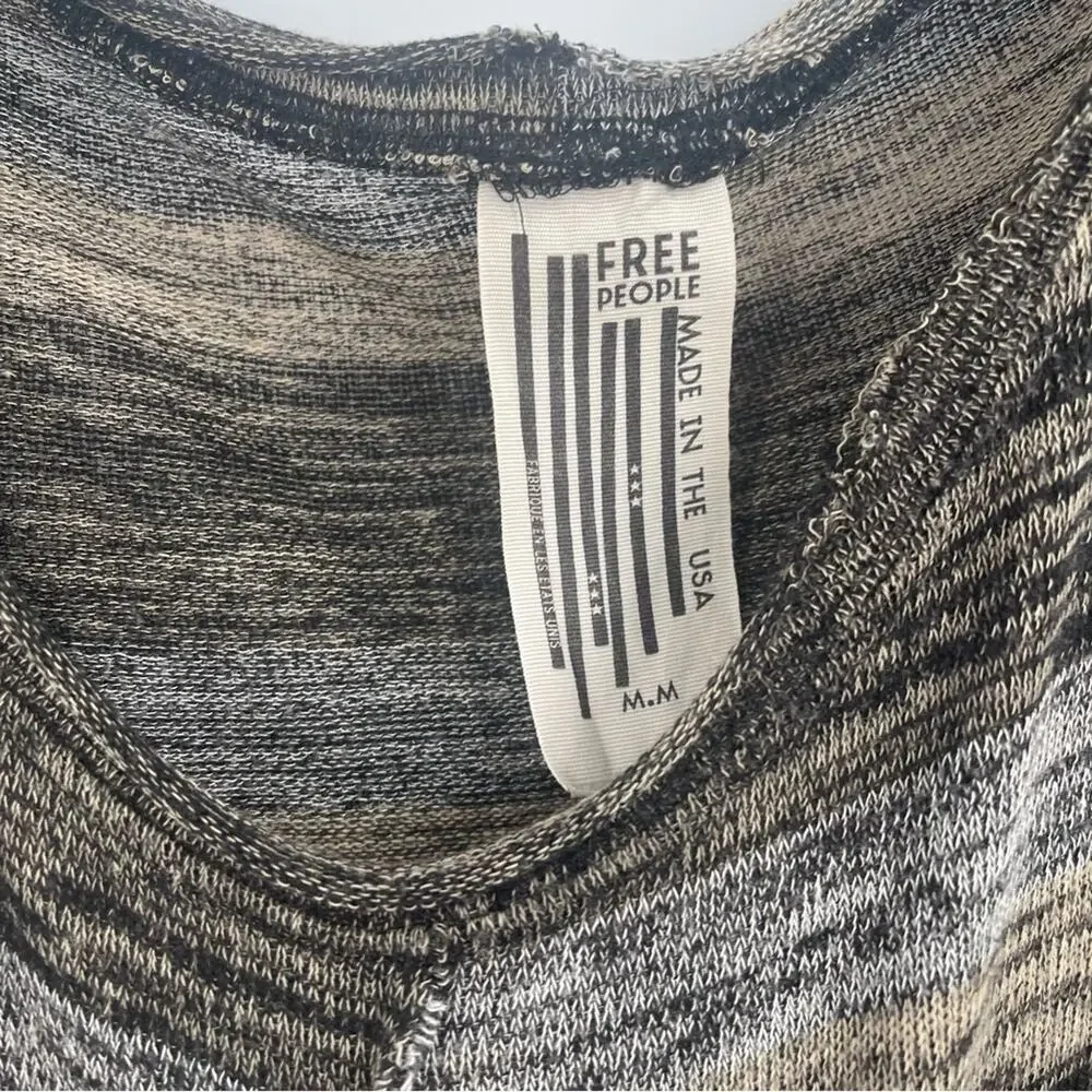 Free People Carolina Hacci striped sweater knit top medium
